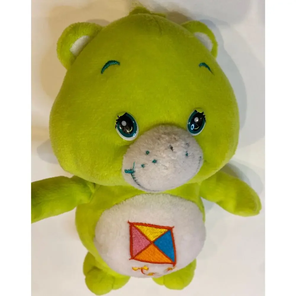 Care Bears Plush Kite Bright Green Do Your Best Teddy Bear 8